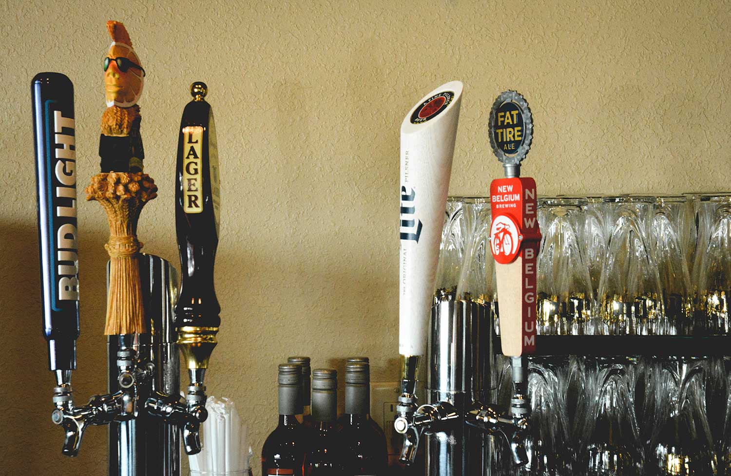 Beer on tap